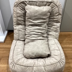 ソファベッド（ベージュ）【町田市再生家具】252098の画像
