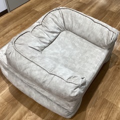 ソファベッド（ベージュ）【町田市再生家具】252098の画像