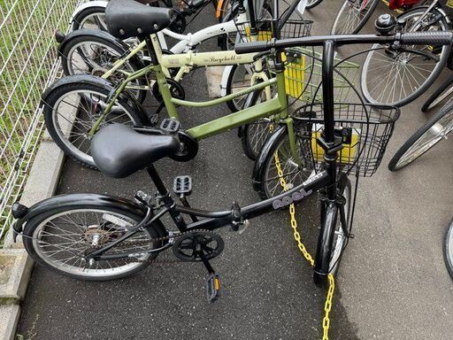 J3102【リユースのサカイ柏店】　ON15　２０インチ軽快　折りたたみ自転車　ブラック　★店頭にて試乗可★ 簡易クリーニング済　　 中古自転車 　流山市  松戸市 我孫子市 鎌ヶ谷市 船橋市 守谷市 取手市　