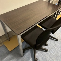 🌟【スタイリッシュで実用的！】 ✨オフィス 会議テーブル＆チェアセット✨の画像