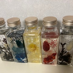ハーバリウム　５本セット　インテリア　雑貨　の画像