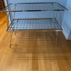 ２台セット！折りたたみ 式 フィールドラック 収納の画像