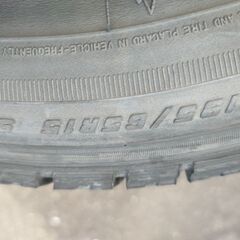 195/65/15スタッドレスタイヤとホイール4本中古の画像