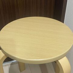 木製 丸椅子 イス スツール チェアの画像