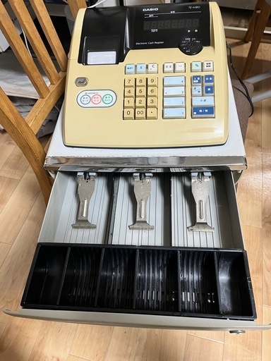 CASIO TE-M80 電子レジスター　半　ジャンク