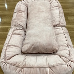 ソファベッド（ピンク）【町田市再生家具】252101の画像