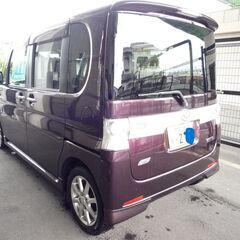 禁煙車めちゃ綺麗　ダイハツタントカスタム24年式　車検9年10月満タン　パワスラスマートキー付の画像