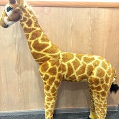 乗れるキリン　ぬいぐるみ？の画像