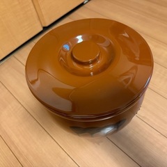 久松　日本製 常滑焼 丸壺3号 蓋付きの画像