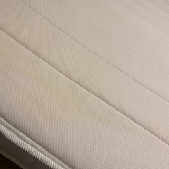 セミダブルベッド　マットレス付き　無印良品の画像