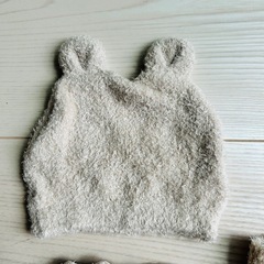 フワフワ着ぐるみセット くま　70cmの画像
