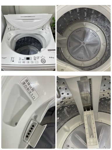 R368 ☀️ 新生活応援！ 生活家電3点セット 2023年製の高年式♪ SHARP 冷蔵庫・洗濯機・電子レンジ ⭐動作確認済⭐クリー