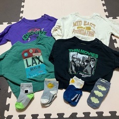【引き渡し決定】90サイズ秋冬子供服まとめの画像