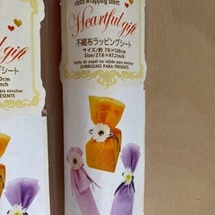 包装紙　ラッピング　不織布ラッピングシート　セットの画像