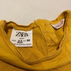 ZARA ベビー長袖チュニック 90の画像