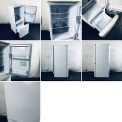 ID:rc12838 三菱 MITSUBISHI 冷蔵庫 一人暮らし 中古 2021年製 2ドア 146L ホワイト ファン式 右開き MR-P15F-W  【リユース品：状態B】【送料無料】【設置費用無料】の画像