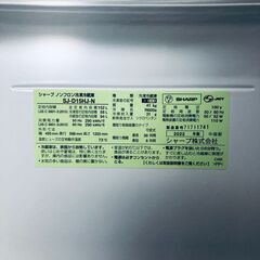 ID:rc12836 シャープ SHARP 冷蔵庫 一人暮らし 中古 2022年製 2ドア 152L ゴールド ファン式 右開き SJ-D15HJ-N  【リユース品：状態B】【送料無料】【設置費用無料】の画像