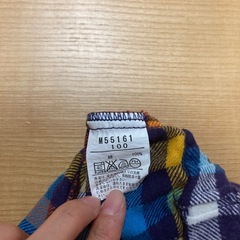 女児100サイズ・ショートパンツ(チェック柄)の画像