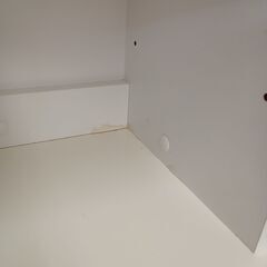 ★ジモティ割あり★  食器棚 ホワイト H180×D39×W59.5 クリーニング済み TK6978の画像