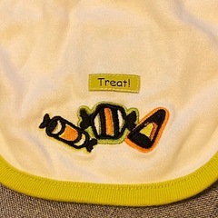 美品 ハロウィン ベビー スタイ よごれかけ 黒猫 クロネコの画像