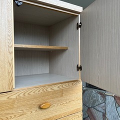 美品　木製収納タンスの画像
