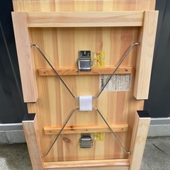山善　折りたたみテーブル　の画像