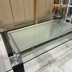 ニトリ　ガラス　ダイニングテーブルの画像