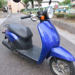 トゥデイ　ブルー　オイル・バッテリー新品　4スト　ホンダ　原付　AF61の画像