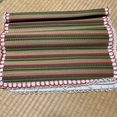 当時物　い草枕カバーの画像