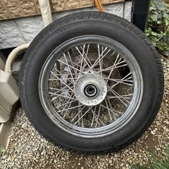 ドラッグスター400 (DS400)  16インチ スポークホイール・タイヤセット（フロント）の画像