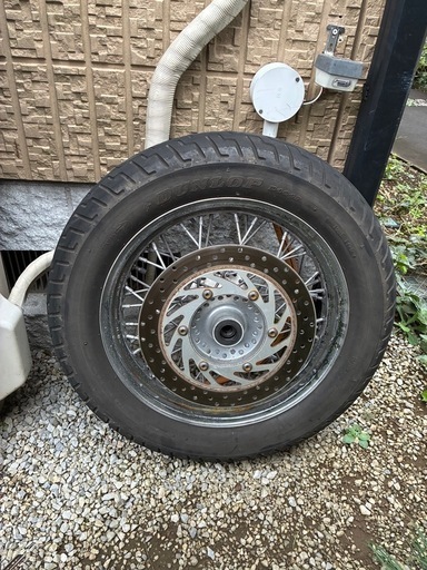 ドラッグスター400 (DS400)  16インチ スポークホイール・タイヤセット（フロント）