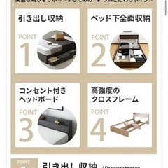 譲ります・シングルサイズのベッドフレーム&マットレスの画像