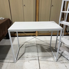 パソコンデスク　ラック付きの画像