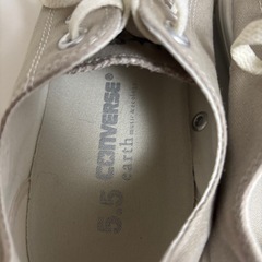 converse×earth music &ecology グレージュ　スニーカーの画像