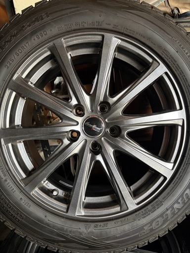 スタッドレス　ホイール付き4本セット　アルファード