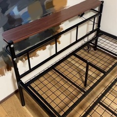 引き取り限定　シングルベッド　分解可能⭐︎の画像