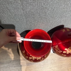 【高級感あり・美品】大型花瓶 2個セットの画像