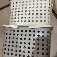 ランドリーバスケット 2点セットの画像