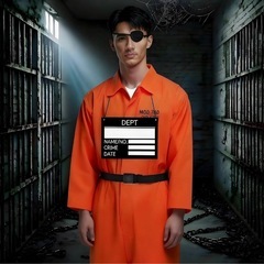【新品】ハロウィン 囚人服 コスプレ 仮装 衣装 大人用の画像