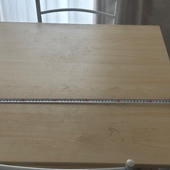 ダイニングテーブル70×70 椅子2脚の画像