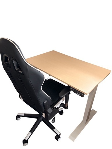 ［セット品］FlexiSpot電動昇降デスク　GXTRACE　ゲーミングチェア