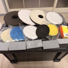 ポリッシャーやガラスコーティング剤なとどの画像