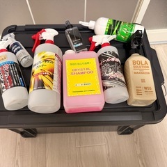 ポリッシャーやガラスコーティング剤なとどの画像