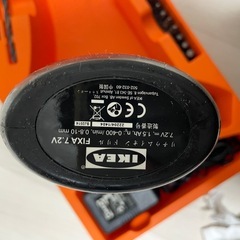 IKEA イケア 電動ドライバー FIXA 7.2V 電動ドリルの画像