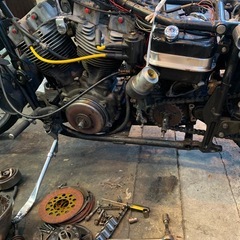 ハーレー　ショベルヘッド　FXWG ワイドグライド　フリスコチョッパーの画像