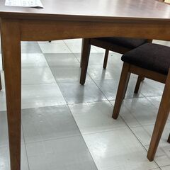 ★リユースのサカイ千葉中央店★  ダイニングセット ブラウン H71×D75×W120 クリーニング済み TC5032の画像