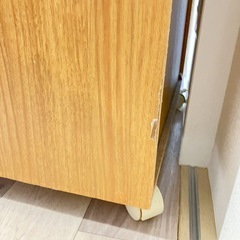 分別ペールカウンター　キッチンカウンター　キッチンキャビネット　分別用ごみ箱　ゴミ箱　ニトリ　の画像