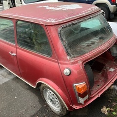 平成7年式　ローバーミニ　4MT不動車　書類ありの画像