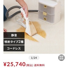 美品　アイリスオーヤマ　コードレスリンサークリーナーの画像