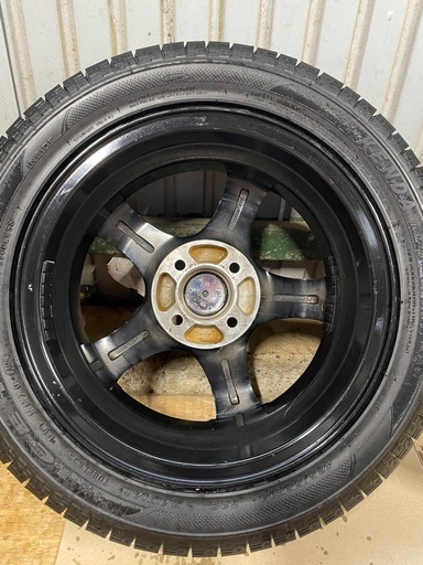 受け渡し決定165/55R14 スタッドレスタイヤ・ホイールセット　バリ山